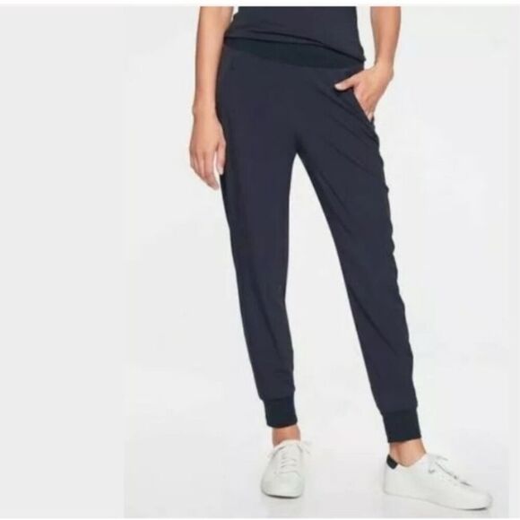 Athleta Soho Lined women’s navy jogger pant size 10 - Picture 1 of 8